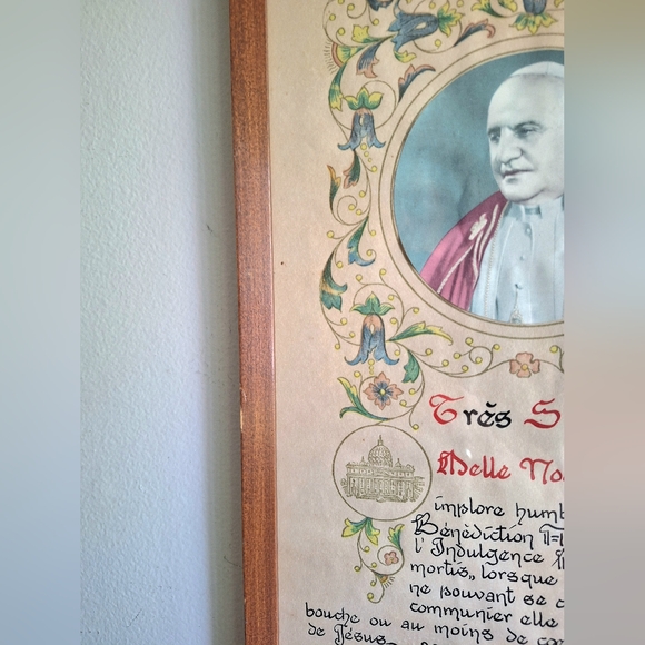 Certificate of indulgence and communion - Picture 6 of 10